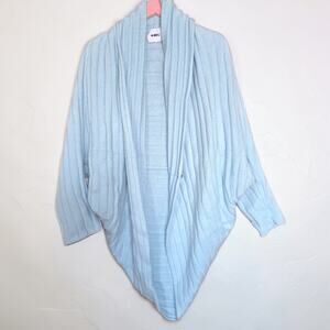 Beryll Ava Cashmere Cocoon Cardigan Ice Blue One Size NWT 790 Retail